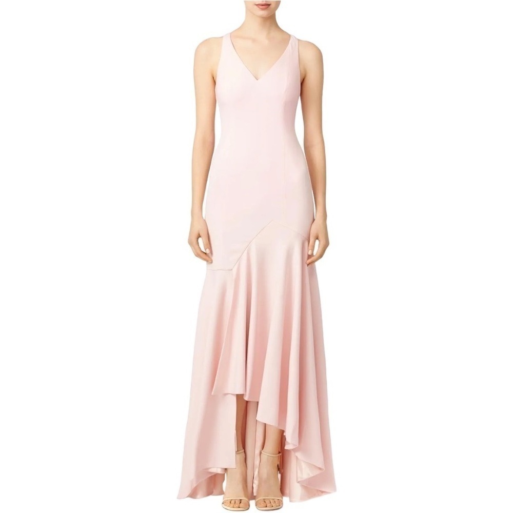 Jay Godfrey Blush Flutter Cut Gown